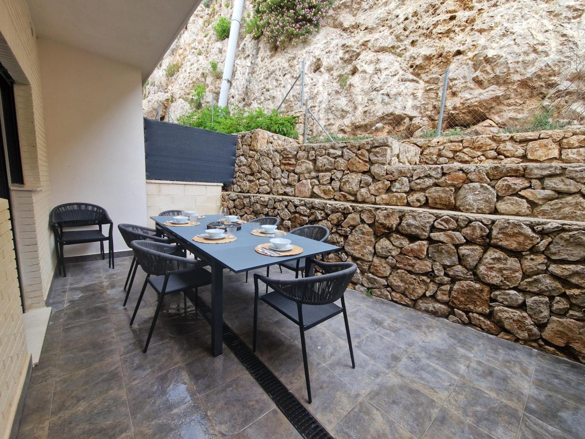 Villa Casa Buena Vista Con Piscina Y Ascensor Cullera Esterno foto