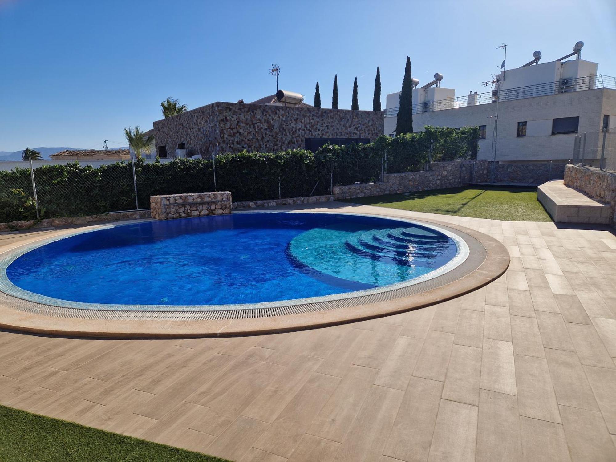 Villa Casa Buena Vista Con Piscina Y Ascensor Cullera Esterno foto